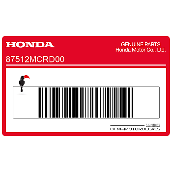 Accessory caution label - left