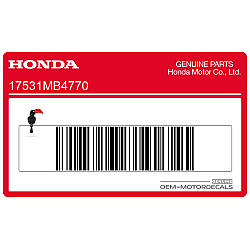 Fuel tank wing emblem, right side