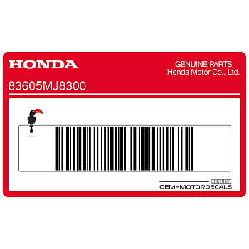 Side cover emblem, right side