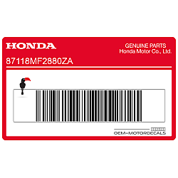 Frontkuipstreepsticker, rechterzijde