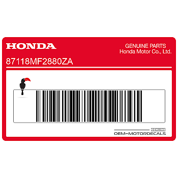 Frontkuipstreepsticker, rechterzijde