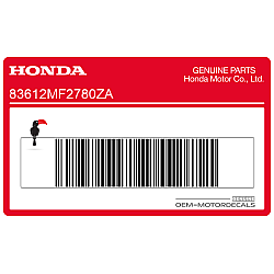 Side cowling Interceptor stripe, right side