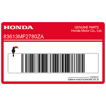 Side cowling Interceptor stripe, left side