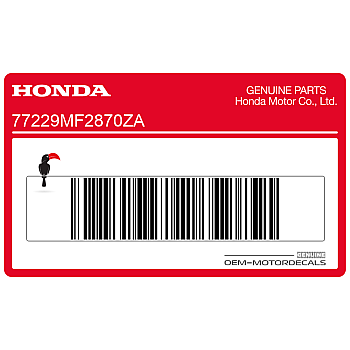 Autocollant bande carénage inférieur, côté gauche