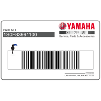 YAMAHA Zijpaneel sticker, rechterkant 1S0-F8399-11-00