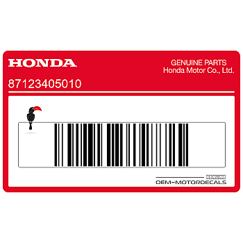 Kontpaneel sticker