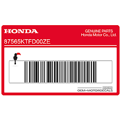 Kleur type 5 decoratieve sticker