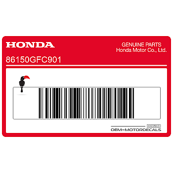 Carena anteriore emblema ala Honda