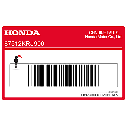 Etichetta avvertenza accessori e carico