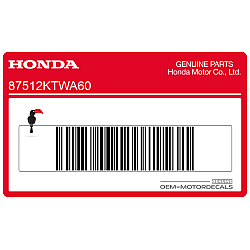 Etichetta avvertenza accessori e carico