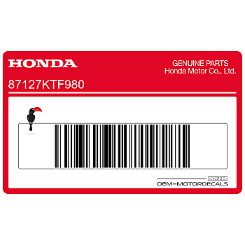 Emblema Honda carrozzeria posteriore