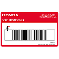 HONDA Seitenverkleidung SH-Emblem 86831-K01-D00ZA