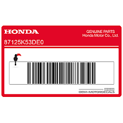Manufacturer information label