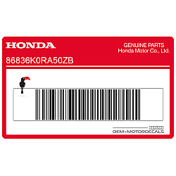 Carrosserie streep sticker, linkerkant