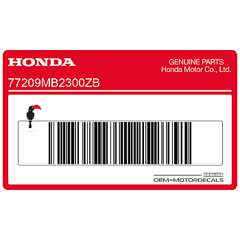 Onderkuip sticker, linkerzijde