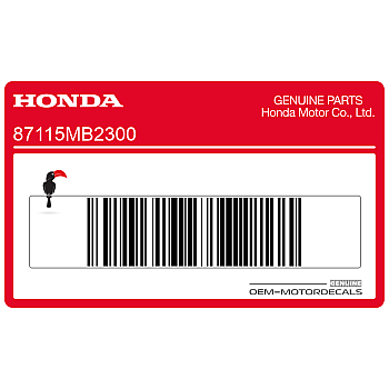 Rechter binnenkuip striping sticker