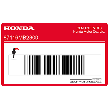 Linker binnenkuip striping sticker