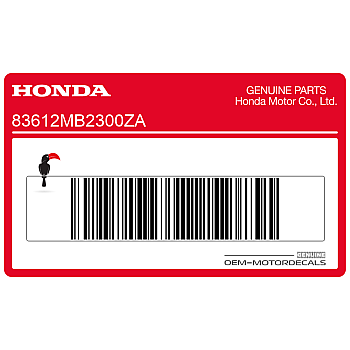 Zijdeksel sticker, rechterzijde