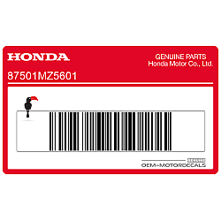 Registratieplaat sticker