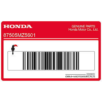 Tire information warning label