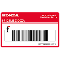HONDA Emblema serbatoio, lato destro 87121-MZ5-300ZA