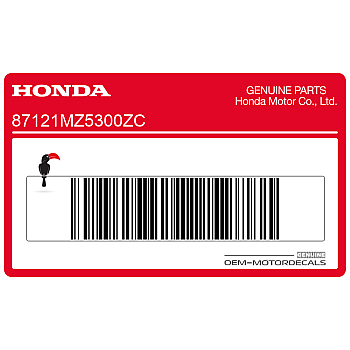 Fuel tank emblem, right side