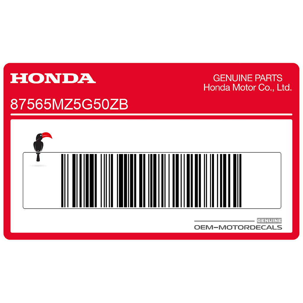 Honda-87565MZ5G50ZB