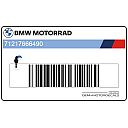 Speed limit sticker V-Max 160km/h / 100mph