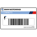 Noise regulation instruction label