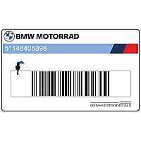 BMW Naklejka zbiornik paliwa, prawa strona 51148406398