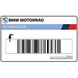 Brandstoftank sticker, rechterzijde