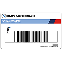 BMW Fuel tank decal, right side 51149829492