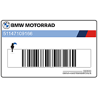 BMW Side fairing decal, right side 51147109166