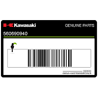 KAWASAKI Pegatina de Carenado Delantero Izquierdo, Patrón Ninja 56069-0940