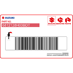 Left radiator shroud SUZUKI graphic, left side