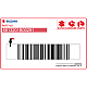 Suzuki RM125 Rahmenschutz Nummernschild RM Emblem rechte Seite OEM 6813201B00291