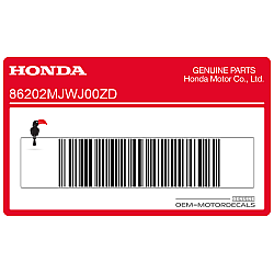 Honda Wing embleem voor tank, linkerkant