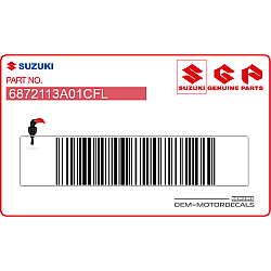 Fuel tank Suzuki emblem