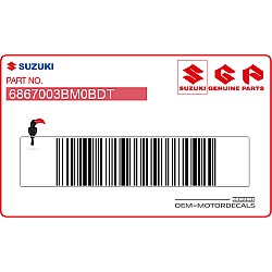 Kühlerverkleidung RM85 Aufkleber, linke Seite