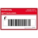 Honda-86771MJWJ00ZA