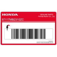 HONDA Sticker/Decal/Emblem 87117MB2310ZC