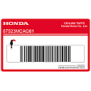 Luggage box Cargo Limit (2.0KG) warning label