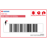 SUZUKI Adesivo carenatura 68166-31310-33J