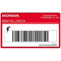 HONDA Autocollant de carénage central, côté droit 86641-MLJ-A50ZA