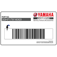 YAMAHA Emblema carenatura laterale TDR 3SH-F1781-60-00