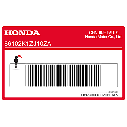 Body panel HONDA emblem decal (60mm)