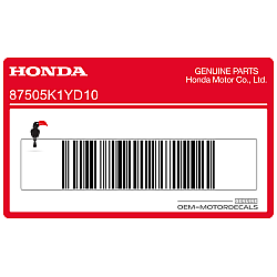 Tire and drive information label