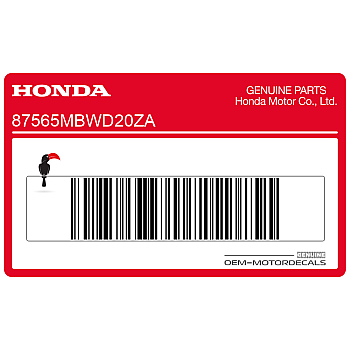 Frame caution label