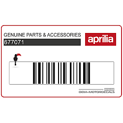 Adesivo scudo anteriore SR, lato destro