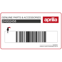 APRILIA Pegatina de textura para colín delantero SR 50, lado izquierdo 2H002458